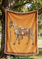 Hermes Throw Blankets